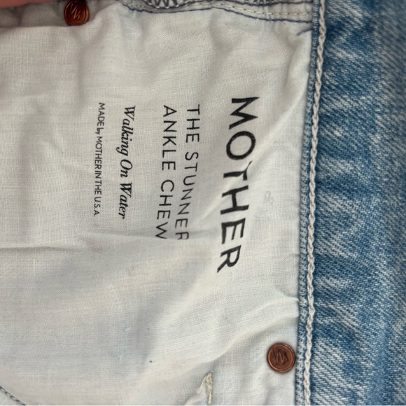 Mother’s Jeans size 26 The Stunner Ankle Chew (Walking on Water) - Picture 7 of 9